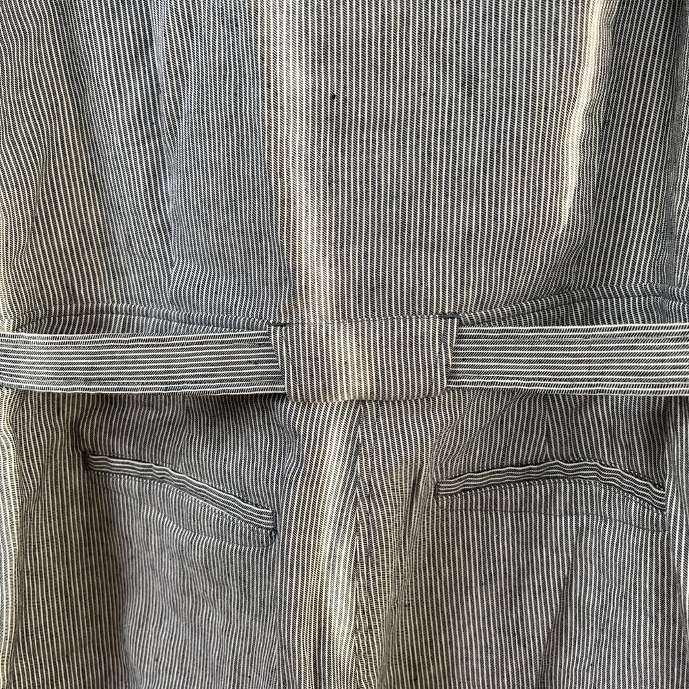 NWT🥼rag & bone Navy Stripe Surplus Romper SZ-10 - Picture 9 of 15